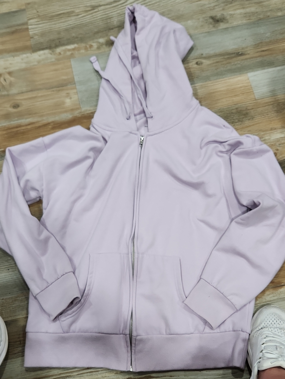 Time and Tru Lavender Full-Zip Hoodie